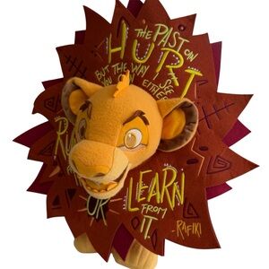 DISNEY STORE Wisdom Collection Plush Simba The Lion King Limited Release 2019